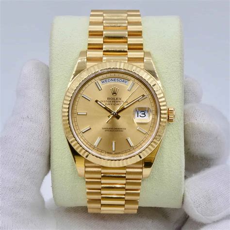 rolex 228238 day-date 40 gold|Rolex Day-Date ref 228235.